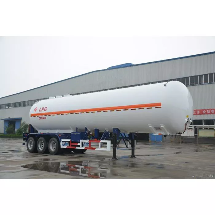 50cbm 3-axle Lpg ट्याङ्कर सेमिट्रेलर यूरो मानक भल्भको साथ