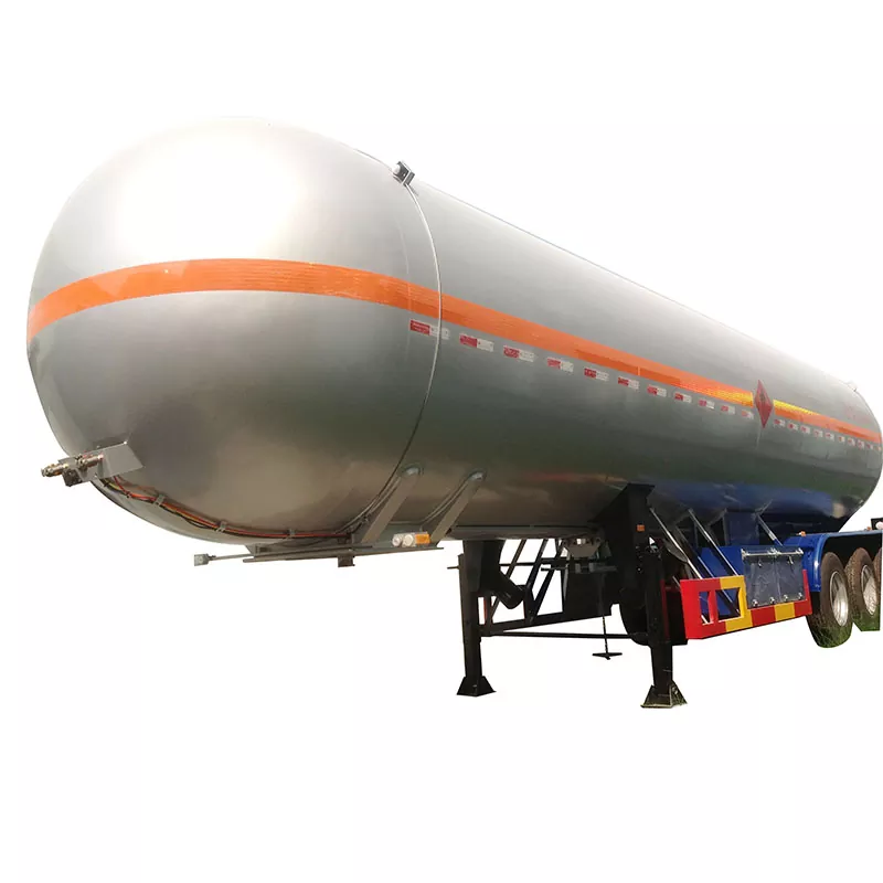 Asme मानक संग 50cbm 3-axle Lpg ट्याङ्कर ट्रेलर