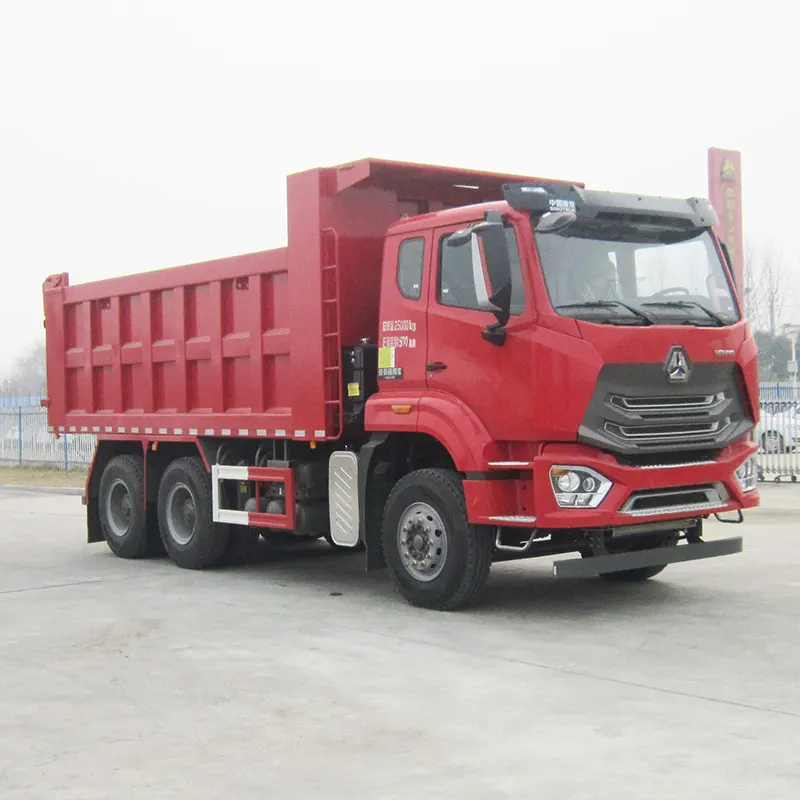 Sinotruk Howo 6×4 टिपर ट्रक यूरो II 371hp 20cbm डम्प बक्स